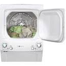  GE Stacked Washer/Dryer Electric Laundry Center GUD27EESNWW IMAGE 4