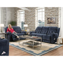  Homestretch Furniture Power Reclining Fabric Loveseat with Console 165-50-62 IMAGE 2