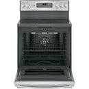  GE 30-inch Freestanding Electric Range with Convection JB655YKFS IMAGE 2