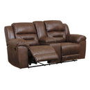  Stoneland 3990494 Double Reclining Loveseat with Console IMAGE 2