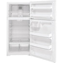  GE 16.6 cu. ft. Top Freezer Refrigerator with recessed handle GPE17CTNRWW IMAGE 2
