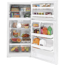  GE 16.6 cu. ft. Top Freezer Refrigerator with recessed handle GPE17CTNRWW IMAGE 3