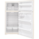  Color_Beige  -- 16.6 cu. ft. Top Freezer Refrigerator IMAGE 2