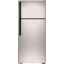  Color_Silver  -- 28 inch, 17.5 cu. ft. Top Freezer Refrigerator IMAGE 1