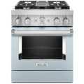  KitchenAid 30-inch Freestanding Dual Fuel Range with Even-Heat™ True Convection KFDC500JMB IMAGE 1