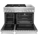  Color_Stainless Steel  -- 48 inch Freestanding Dual Fuel Range with Even Heat™ True Convection IMAGE 2