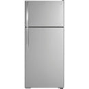  GE 28-inch, 16.6 cu.ft. Freestanding Top Freezer Refrigerator with Internal Ice Maker GIE17GSNRSS IMAGE 1