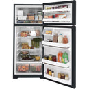  Color_Black  -- 17.5 cu. ft. Top Freezer Refrigerator with Factory Installed Icemaker IMAGE 3