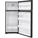  Color_Black  -- 28 inch, 17.5 cu. ft. Top Freezer Refrigerator IMAGE 2
