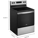  Whirlpool 30-inch Freestanding Electric Range with Frozen Bake™ Technology WFE505W0JS IMAGE 5
