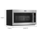  Maytag 30-inch, 1.9 cu.ft. Over-the-Range Microwave Oven with Stainless Steel Interior MMV5227JZ IMAGE 8