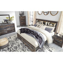  Drystan B211B27 King Bookcase Bed with 2 Storage Drawers IMAGE 7