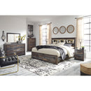  Drystan B211B27 King Bookcase Bed with 2 Storage Drawers IMAGE 8