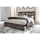  Drystan B211B51 King Bookcase Bed with 2 Storage Drawers IMAGE 2