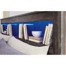  Drystan B211B51 King Bookcase Bed with 2 Storage Drawers IMAGE 3