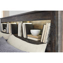  Drystan B211B51 King Bookcase Bed with 2 Storage Drawers IMAGE 4