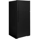  Color_Black  -- 28 inch, 16.6 cu. ft. Top Freezer Refrigerator IMAGE 4