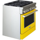  Color_Yellow  -- 36 inch Freestanding Gas Range with Even Heat™ True Convection IMAGE 9