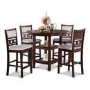  New Classic Furniture Gia 5 pc Counter Height Dinette D1701-52S-CHY IMAGE 1