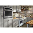  KitchenAid 30-inch Freestanding Gas Range with Even-Heat™ True Convection KFGC500JMB IMAGE 3