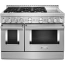  Color_Stainless Steel  -- 48 inch Freestanding Gas Range with Even Heat™ True Convection IMAGE 1