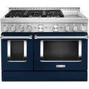  KitchenAid 48-inch Freestanding Gas Range with Even-Heat™ True Convection KFGC558JIB IMAGE 1