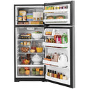  Color_Stainless Steel  -- 28 inch, 17.5 cu.ft. Freestanding Top Freezer Refrigerator with LED Lighting IMAGE 4