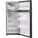  Color_Black  -- 28 inch, 17.5 Top Freezer Refrigerator with Icemaker IMAGE 2