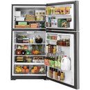  GE 30-inch, 19.1 cu. ft. Top Freezer Refrigerator GIE19JSNRSS IMAGE 3