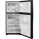  Color_Black  -- 33 inch, 21.9 cu.ft. Freestanding Top Freezer Refrigerator with Upfront Fresh Food Temperature Controls IMAGE 3