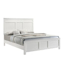  New Classic Furniture Andover B677W King Panel Bed - White IMAGE 1