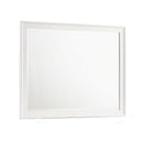  New Classic Furniture Andover B677W-060 Mirror - White IMAGE 1