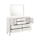  New Classic Furniture Andover B677W-060 Mirror - White IMAGE 3