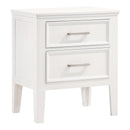  New Classic Furniture Andover B677W-040 Nightstand - White IMAGE 1