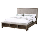  New Classic Furniture Cagney B594G Queen Upholstered Bed - Vintage Gray IMAGE 2