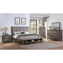  New Classic Furniture Cagney B594G California King Upholstered Bed - Vintage Gray IMAGE 4