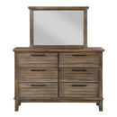  New Classic Furniture Cagney B594G-060 Mirror - Vintage Gray IMAGE 2