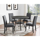  New Classic Furniture Crispin D162-DT-SMK Dining Table - Smoke IMAGE 3