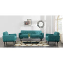  Elements International Hadley UHD087100 Chair - Heirloom Teal IMAGE 3