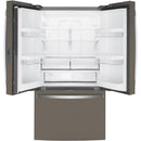  Color_Slate Grey  -- 36 inch, 23.1 cu.ft. Counter Depth French 3 Door Refrigerator with Interior Ice Maker IMAGE 3