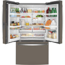  Color_Slate Grey  -- 36 inch, 23.1 cu.ft. Counter Depth French 3 Door Refrigerator with Interior Ice Maker IMAGE 4