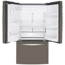  Color_Slate Grey  -- 36 inch, 22.1 cu.ft. Counter Depth French 3 Door Refrigerator with external water and ice dispensing system IMAGE 3