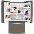  Color_Slate Grey  -- 36 inch, 22.1 cu.ft. Counter Depth French 3 Door Refrigerator with external water and ice dispensing system IMAGE 4