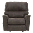  Manufacturer Color_Smoke  -- Navi Rocker Leather Look Recliner IMAGE 4