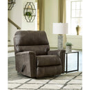  Manufacturer Color_Smoke  -- Navi Rocker Leather Look Recliner IMAGE 7