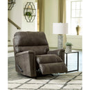  Manufacturer Color_Smoke  -- Navi Rocker Leather Look Recliner IMAGE 8