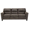  Manufacturer Color_Smoke  -- Navi Stationary Leather Look Sofa IMAGE 1