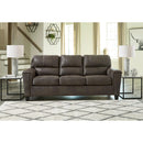  Manufacturer Color_Smoke  -- Navi Stationary Leather Look Sofa IMAGE 5
