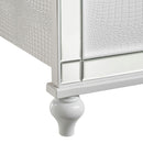  New Classic Furniture Valentino BA9698W California King Upholstered Bed - White IMAGE 5