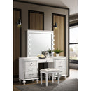  New Classic Furniture Valentino BA9698W Vanity Table - White IMAGE 2